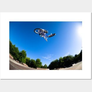 High BMX jump Posters and Art